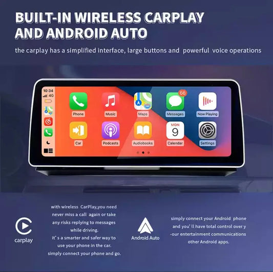 12.3”8 Core Android 13 System Car Multimedia Player For BMW E61 E92 WIFI 4G SIM BT CarPlay GPS Navi Touch Screen Radio Tablet