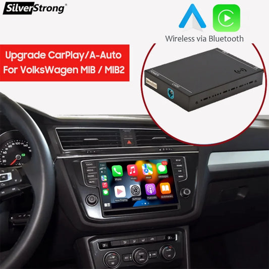 SilverStrong Wireless Carplay Module Android Auto Module Box For VW Volkswagen Skoda Octavia A5 Golf 7 Polo Passat B8 Mirror Link MIB