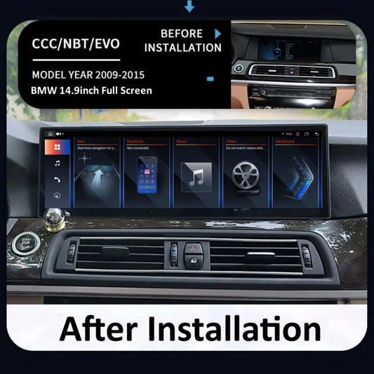 SilverStrong 14.9 Inch Android Car Radio For BMW F01 7 Series GPS Navigation Stereo Carplay Multimedia