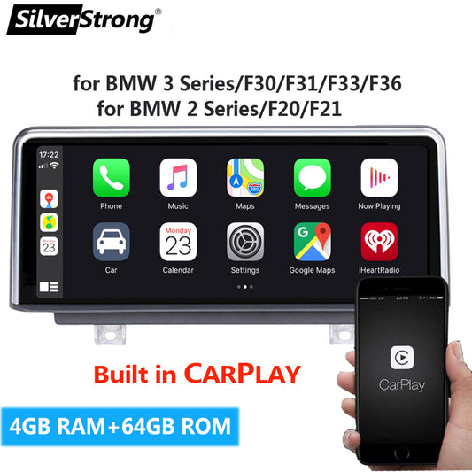 Free Shipping 4G+64GB CarPlay,Android13,Car Multimedia Player,for BMW F30 F20 F31 F21 F32 F33 F36,1/2/3/4 series,NBT System,Autoradio GPS