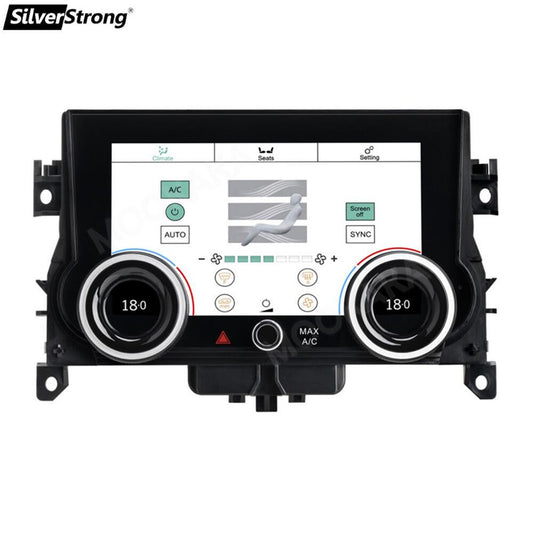 SilverStrong 7inch AC Panel LCD Touch+Knobs for Landrover Range Rover Evoque 2012-2018 Air Conditioner Control Multimedia Player