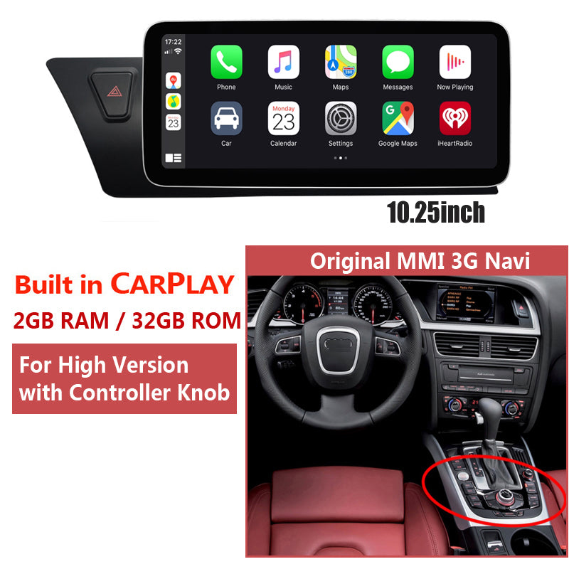 For Audi Q5 8r 2008~2017 Mmi Android Car Multimedia Player Gps Navi Map  Stereo Bluetooth 1080p Ips Screen Wifi Hd Map Autoradio - Car Multimedia  Player - AliExpress